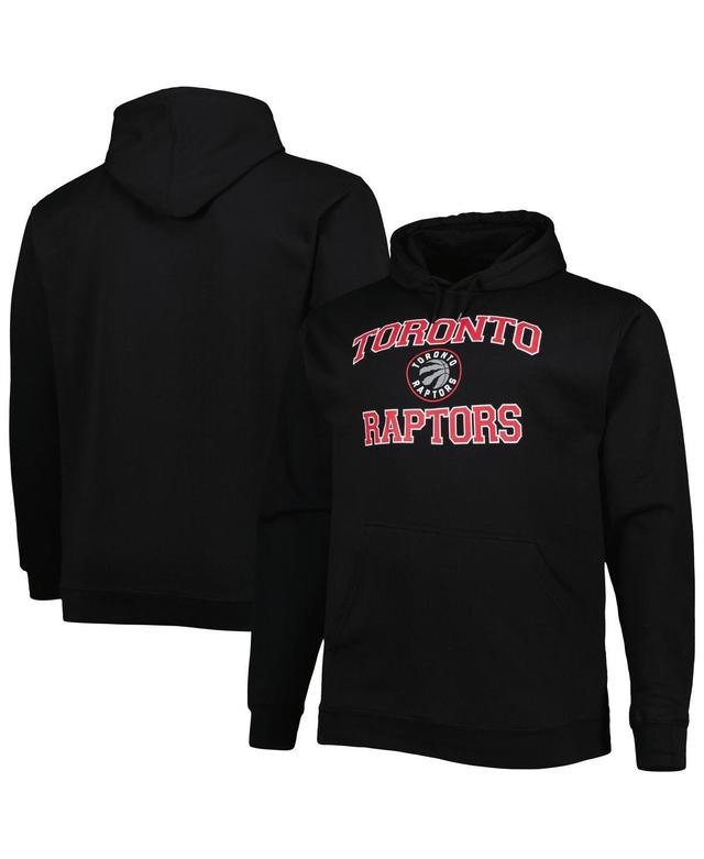 Mens Black Toronto Raptors Big & Tall Heart & Soul Pullover Hoodie Product Image