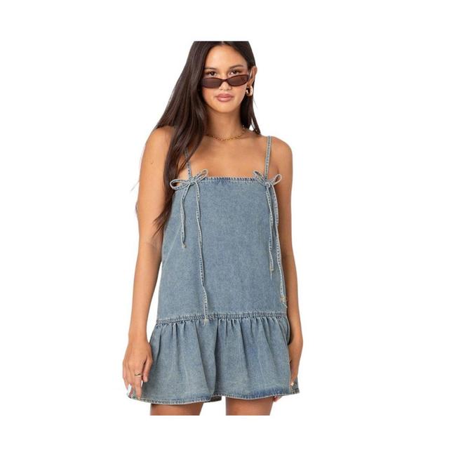 Women's Dylan Denim Mini Dress Product Image