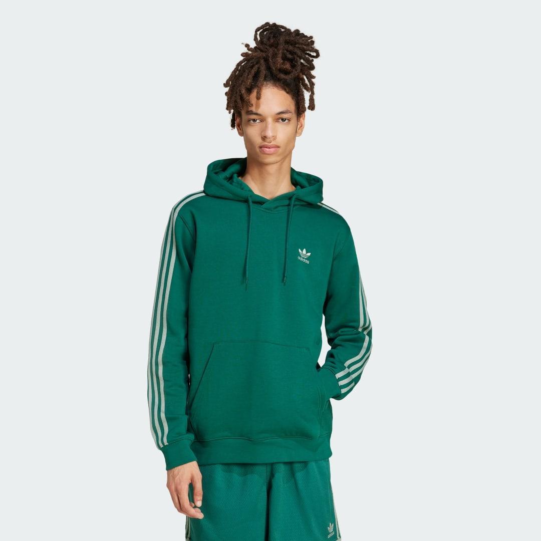 adidas Originals Mens 3 Stripe Hoodie Product Image