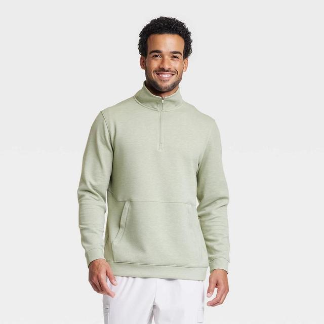 Mens Mesh Spacer 1/2 Zip Top - All In Motion Light M Product Image