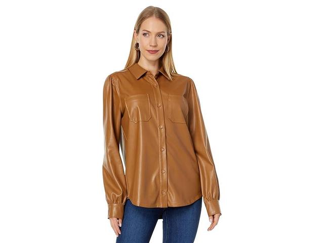 Paige Mattie Shacket (Toffee Bronze) Women's Clothing Product Image