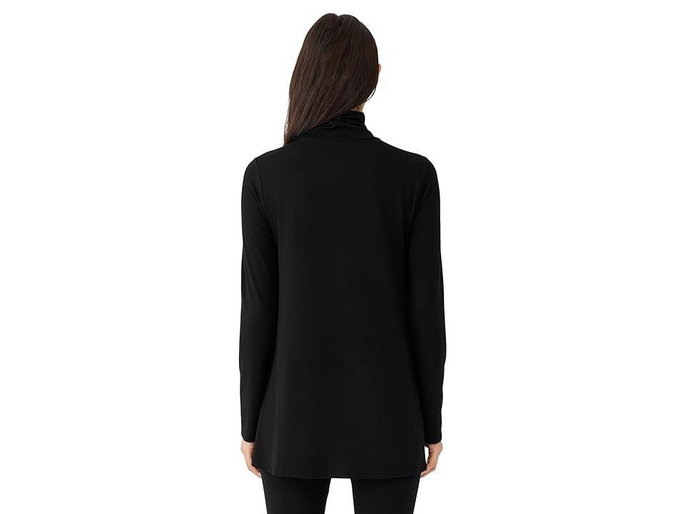 Eileen Fisher Scrunch Neck Jersey Tunic Product Image