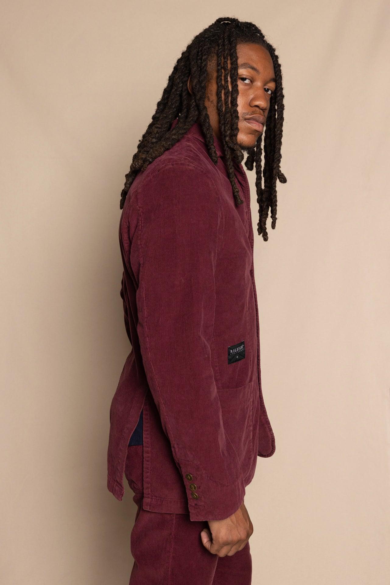 Dare Jacket | Corduroy Wine Male Product Image