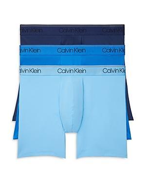 Calvin Klein 3-Pack Low Rise Microfiber Stretch Boxer Briefs Product Image