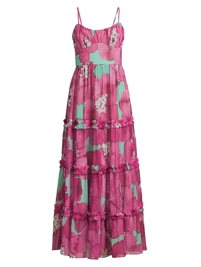 Womens Caletta Floral Tiered Maxi Dress Product Image