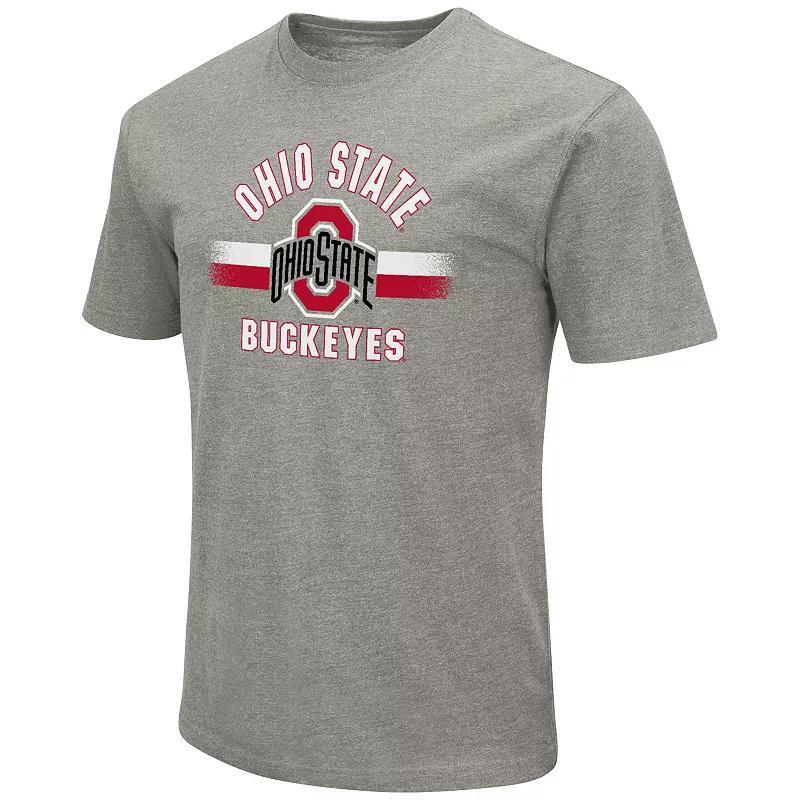 Mens Fanatics Ohio State Buckeyes Logo Stripes Graphic Tee Product Image