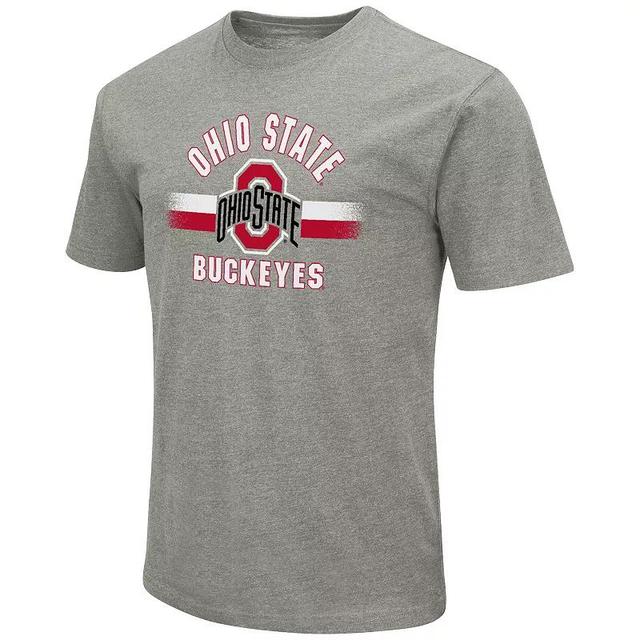 Mens Fanatics Ohio State Buckeyes Logo Stripes Graphic Tee Product Image