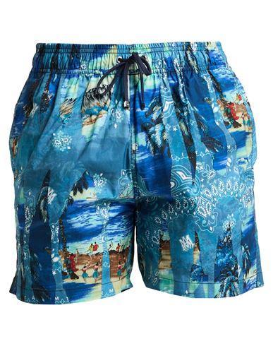 AMIRI Man Swim Trunks Blue Size M Polyester Product Image