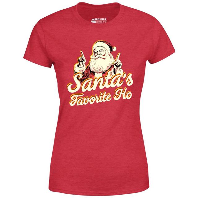 Santa's Favorite Ho - Women's T-Shirt Female Product Image