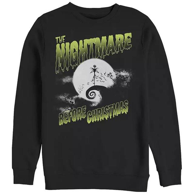 Disneys The Nightmare Before Christmas Spooky Nightmare Mens Graphic Fleece Product Image