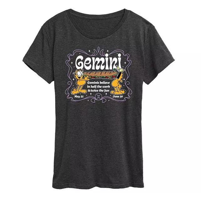 Plus Garfield Gemini Graphic Tee, Womens Product Image