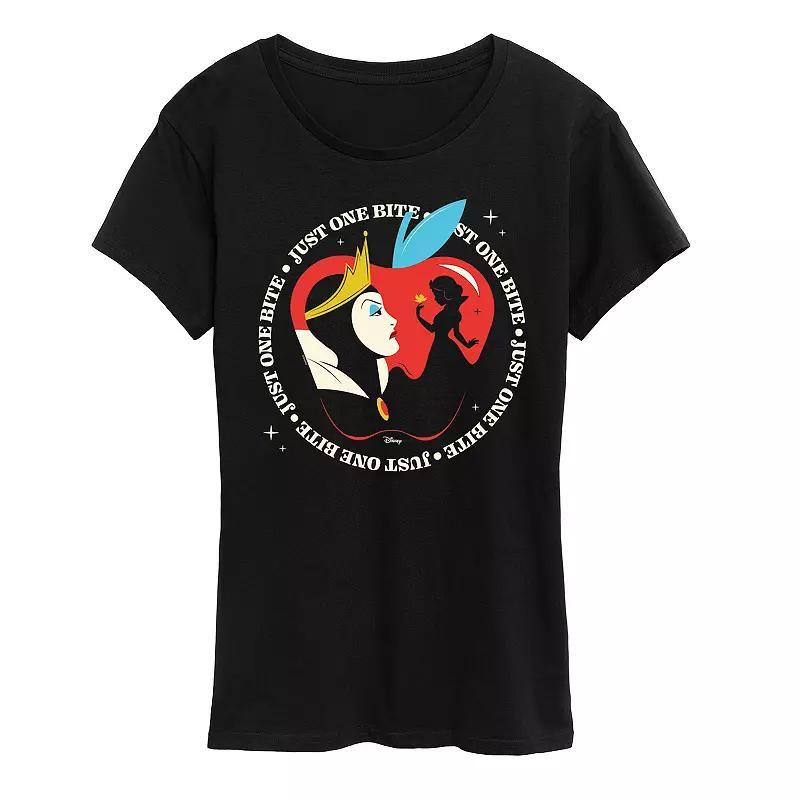 Disneys Snow White Womens Just One Bite Graphic Tee product image