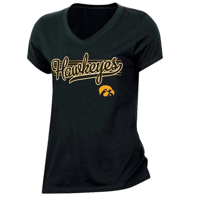 NCAA Iowa Hawkeyes Womens V-Neck T-Shirt Product Image