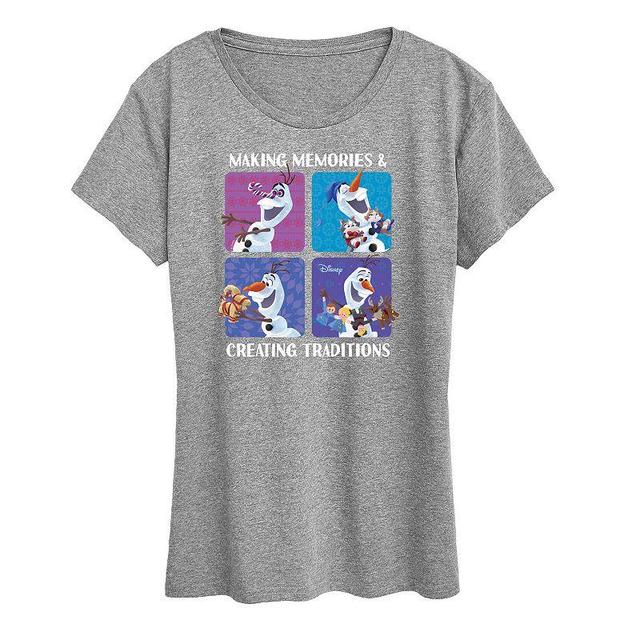 Disneys Frozen 2 Womens Making Memories Graphic Tee, Girls Product Image