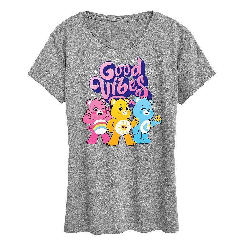 Womens Care Bears Vibes Graphic Tee Med Blue Product Image