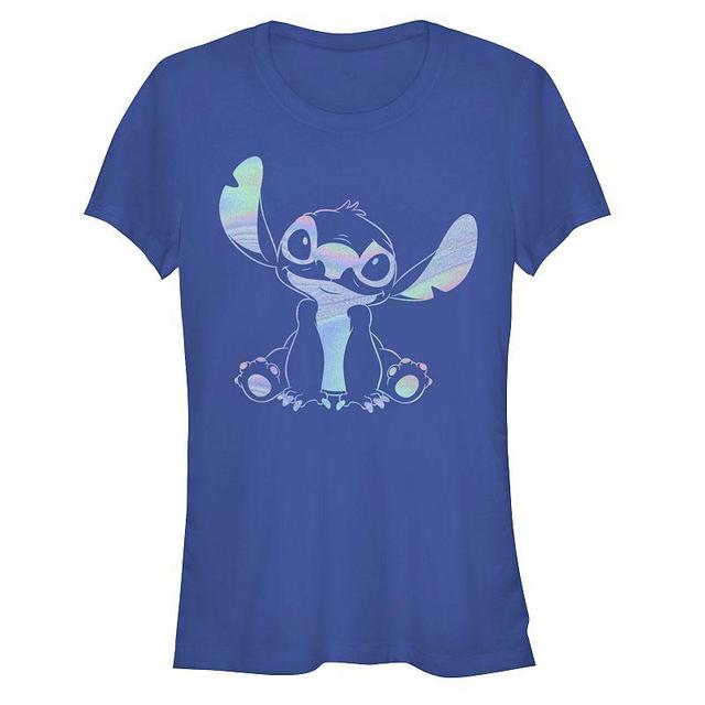 Disneys Lilo & Stitch Womens Holographic Stitch Tee, Girls Product Image