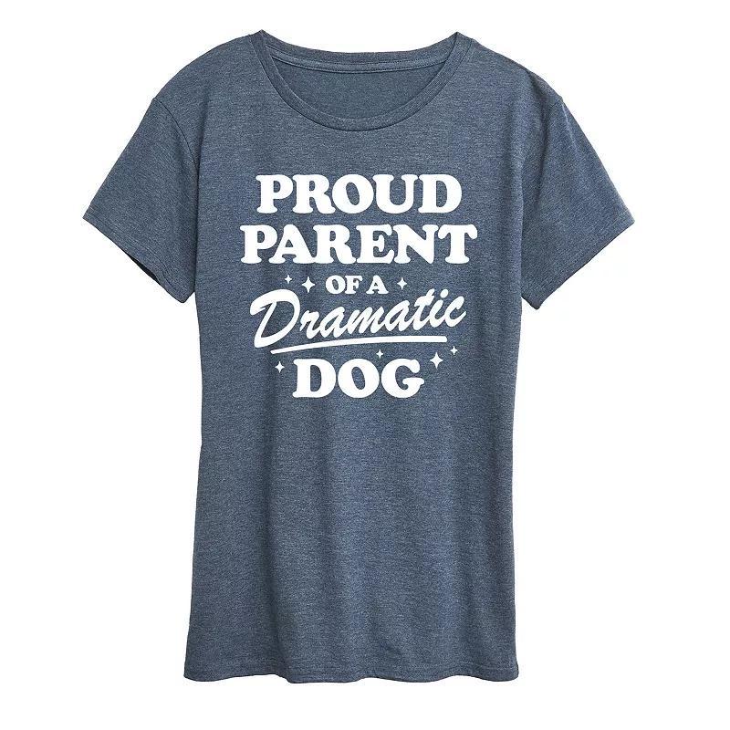 Womens Proud Parent Dramatic Dog Graphic Tee Product Image