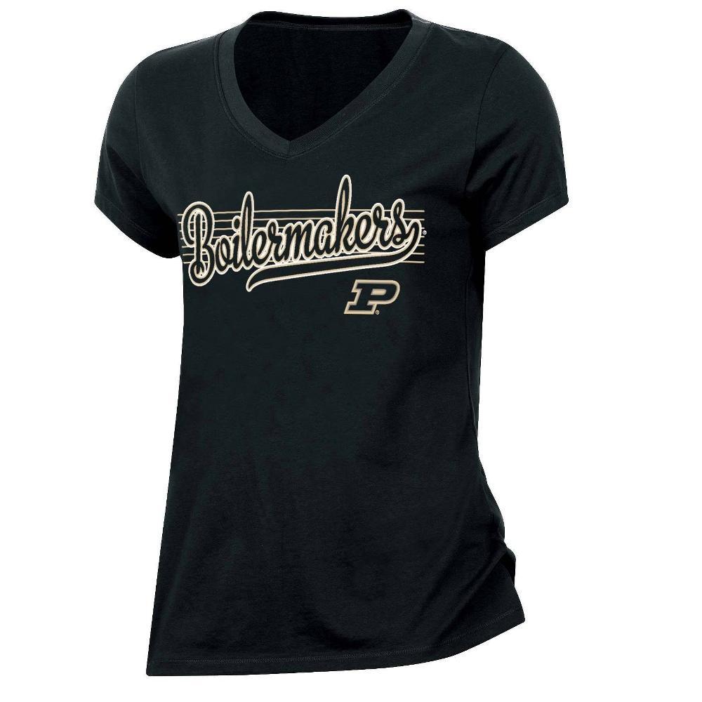 NCAA Purdue Boilermakers Womens V-Neck T-Shirt Product Image