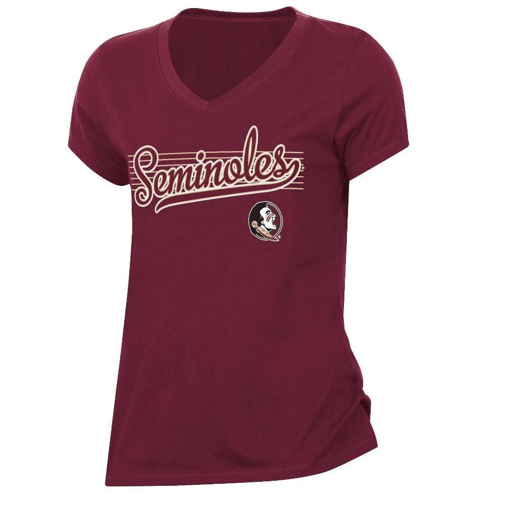 NCAA Florida State Seminoles Womens V-Neck T-Shirt Product Image