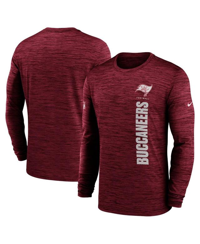 Nike Mens Red Tampa Bay Buccaneers 2024 Sideline Velocity Performance Long Sleeve T-Shirt Product Image