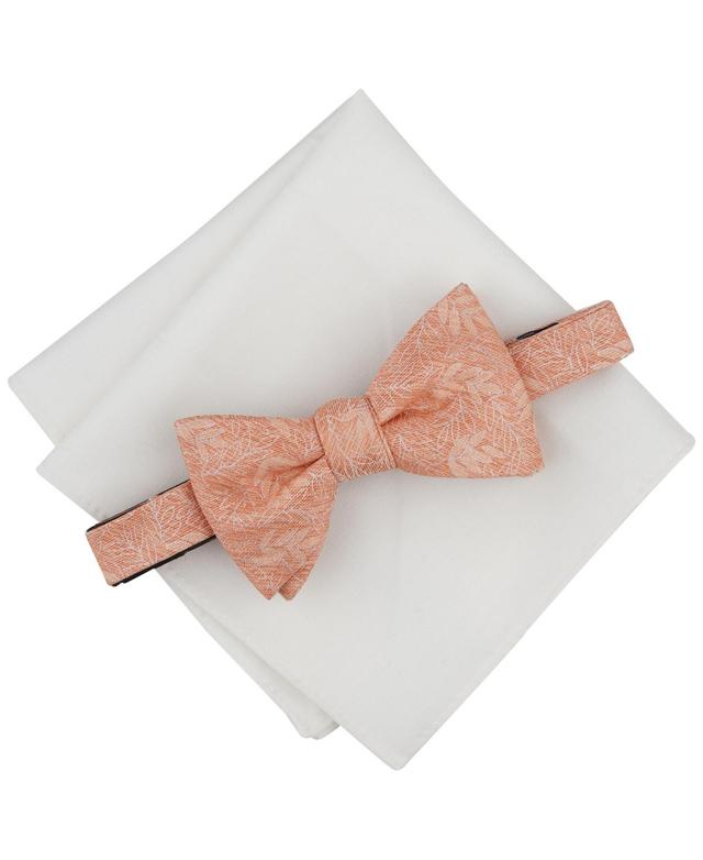 Bar Iii Mens Floral Bow Tie & Solid Pocket Square Set, Created for Macys Product Image