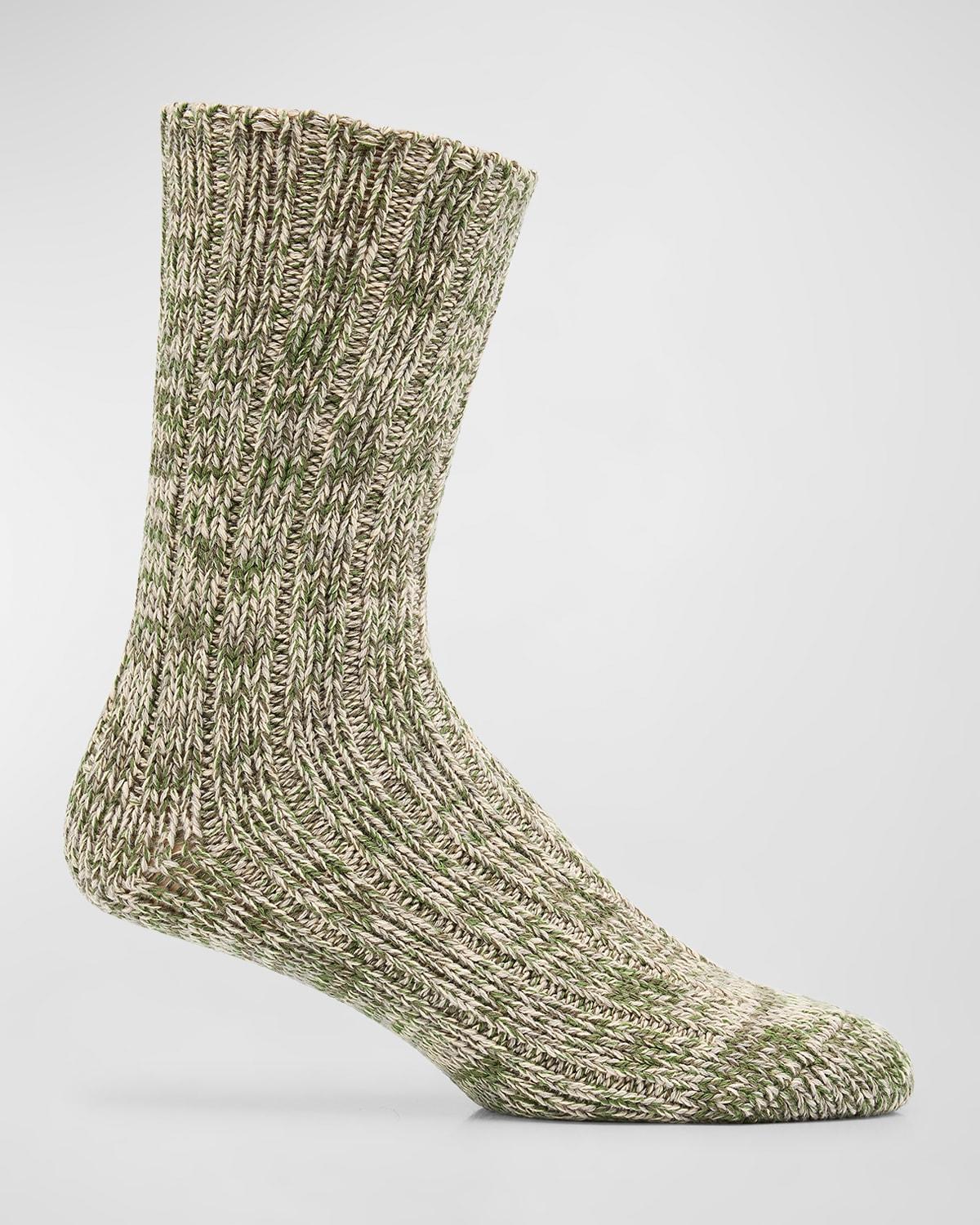 Mens Brooklyn Rib-Knit Cotton Socks Product Image