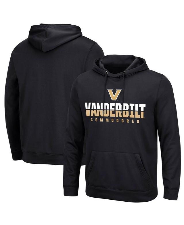 Mens Colosseum Black Vanderbilt Commodores Lantern Pullover Hoodie Product Image