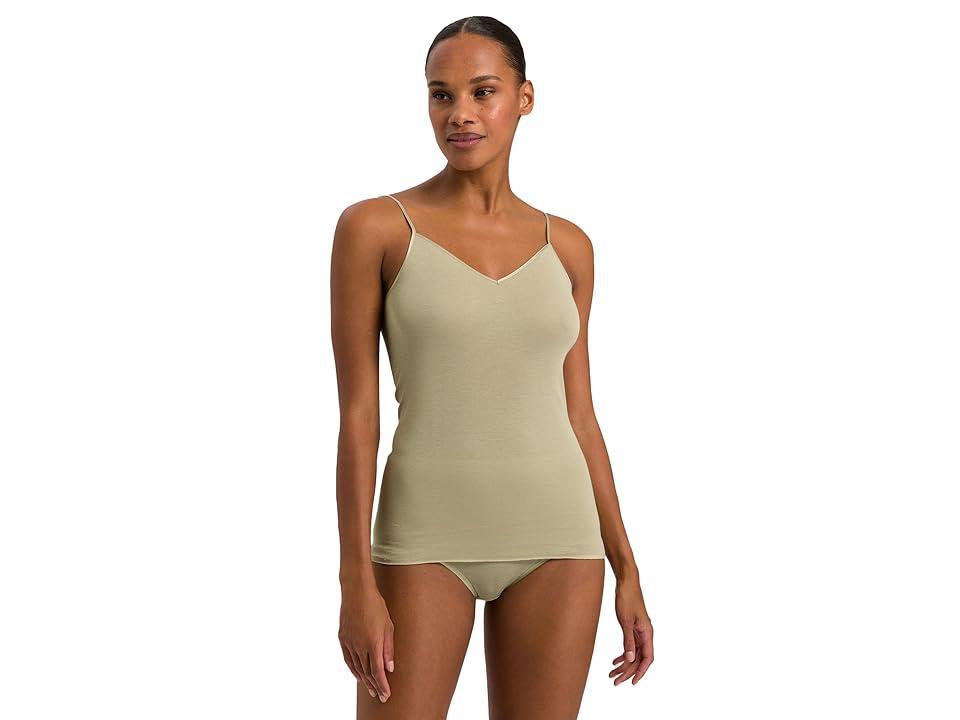 Hanro Seamless V-Neck Cotton Camisole Product Image