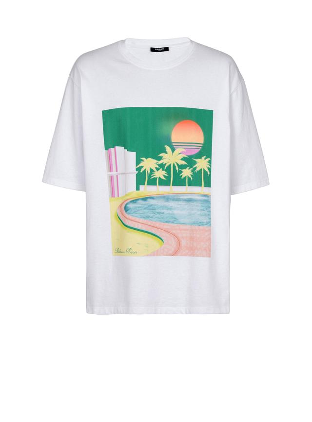 Loose Balmain Postcard printed T-shirt Product Image