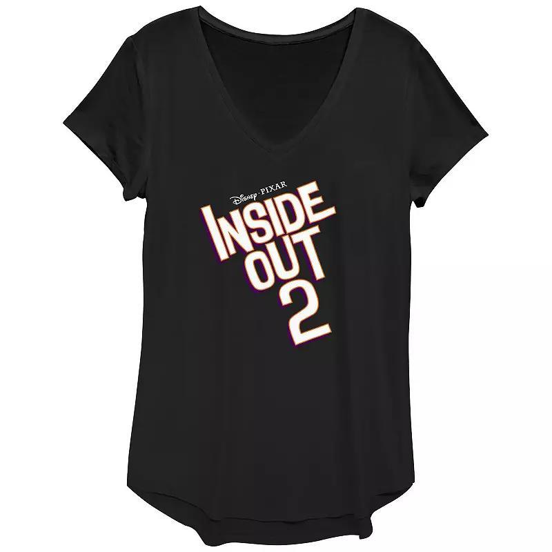 Disney / Pixars Inside Out 2 Title Womens Graphic Tee Product Image