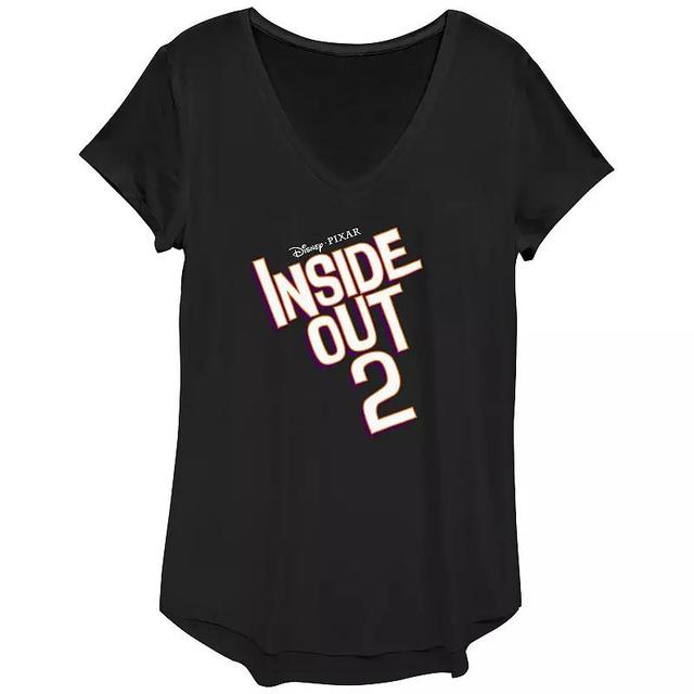 Disney / Pixars Inside Out 2 Title Womens Graphic Tee Product Image