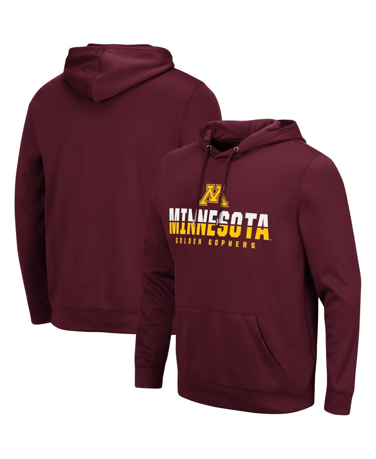 Mens Colosseum Maroon Minnesota Golden Gophers Lantern Pullover Hoodie Product Image