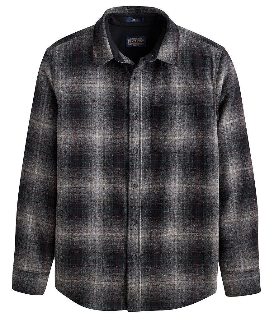 Pendleton Lodge Multi Plaid Long Sleeve Woven Shirt Product Image