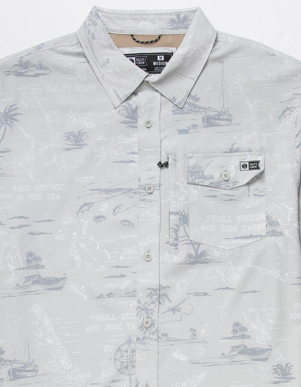 SALTY CREW Seafarer Wax Tech Mens Button Up Shirt Product Image