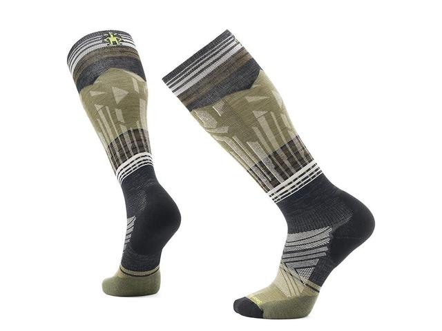 Smartwool Ski Targeted Cushion Summit Shot Over The Calf Socks Men's Crew Cut Socks Shoes Product Image