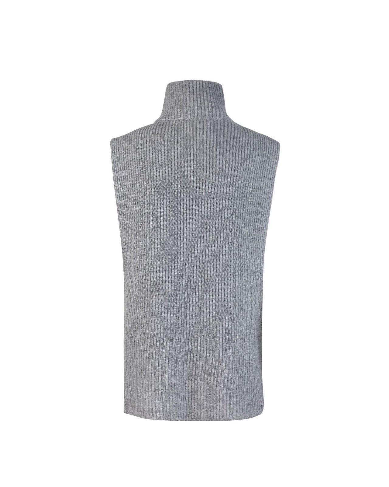 MAX MARA Studio High Neck Sleeveless Vest In 008 Product Image