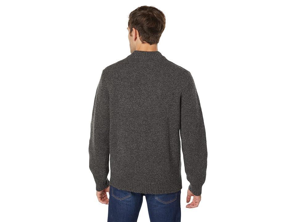 L.L.Bean Classic Raggwool Henley (Charcoal) Men's Clothing Product Image