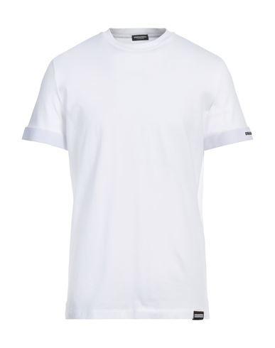 DSQUARED2 Man Undershirt White Size Xs Cotton, Elastane Product Image