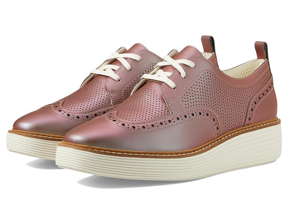 Cole Haan Originalgrand Platform Wing Tip Oxford (Multi Irredescent/Ivory) Women's Shoes Product Image