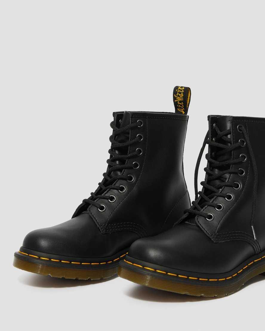 Dr. Martens Womens 1460 Black Nappa Combat Boots Product Image