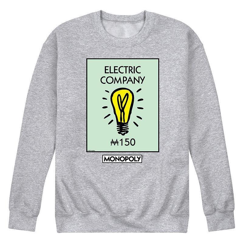 Mens Monopoly Electric Company Fleece Sweatshirt Product Image