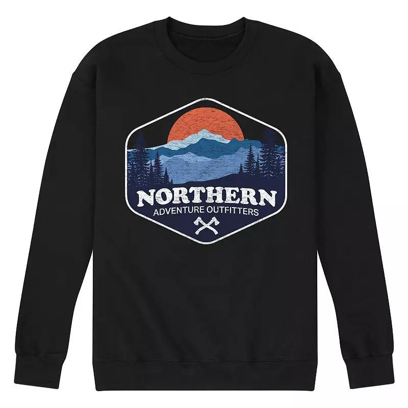 Mens Northern Adventure Graphic Sweatshirt Product Image