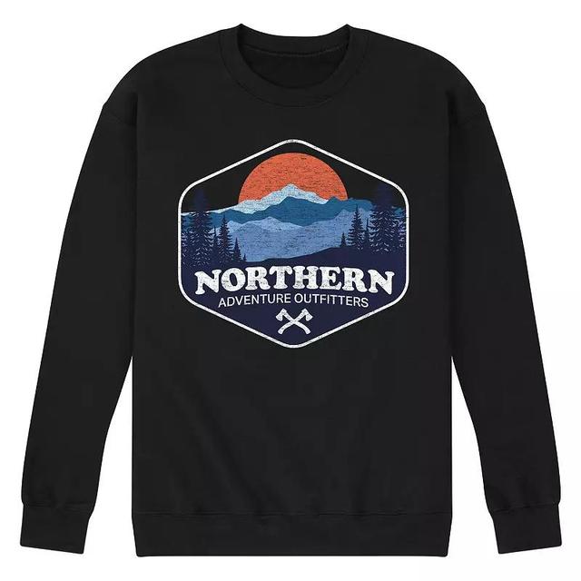 Mens Northern Adventure Graphic Sweatshirt Product Image