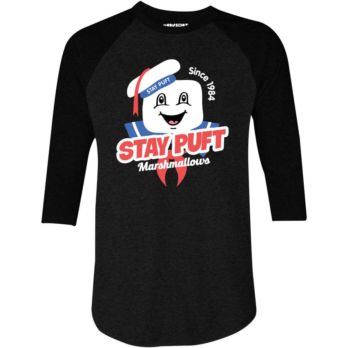 Stay Puft Marshmallow Man - 3/4 Sleeve Raglan T-Shirt Male Product Image