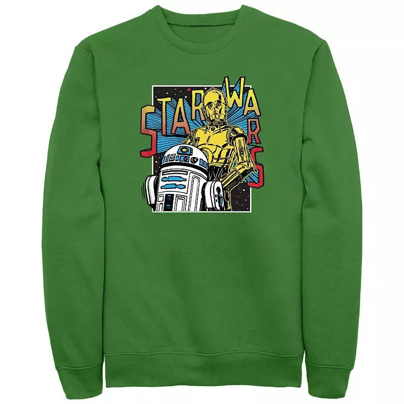 Mens Star Wars Bright Droids Graphic Fleece Product Image