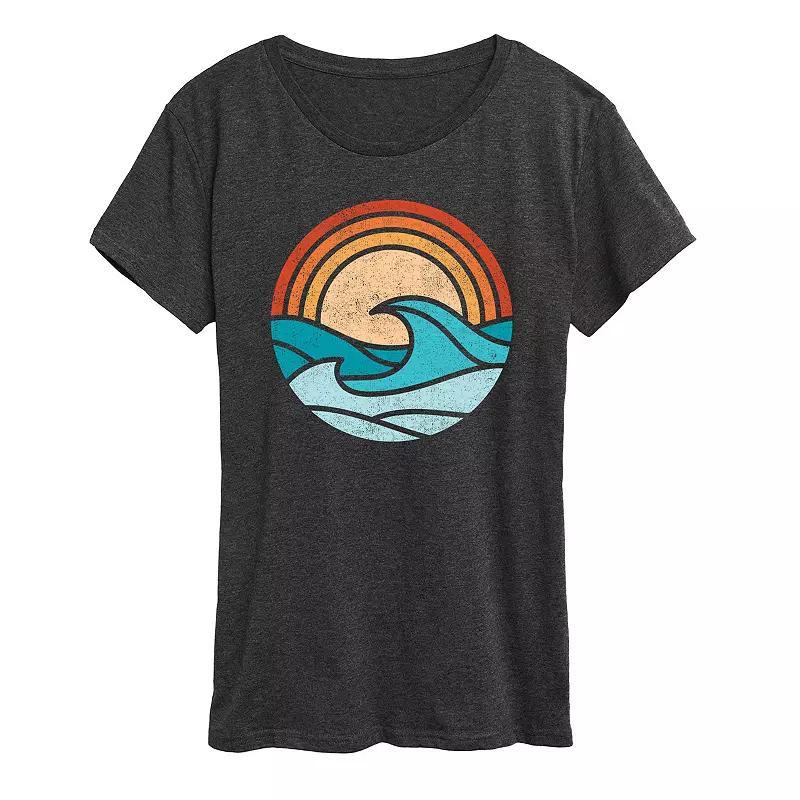 Womens Wave Scene Graphic Tee Product Image