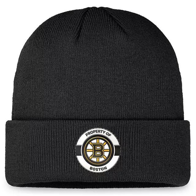 Mens Fanatics Boston Bruins Authentic Pro Training Camp Cuffed Knit Hat Product Image