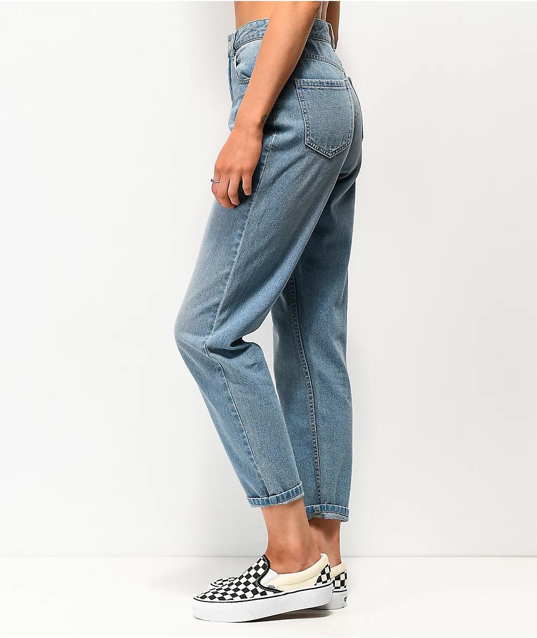 Unionbay Vintage Light Wash Mom Jeans Product Image