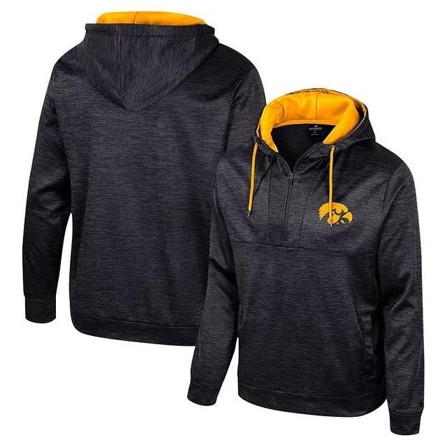 Mens Colosseum Iowa Hawkeyes Cypher Half-Zip Hoodie Product Image