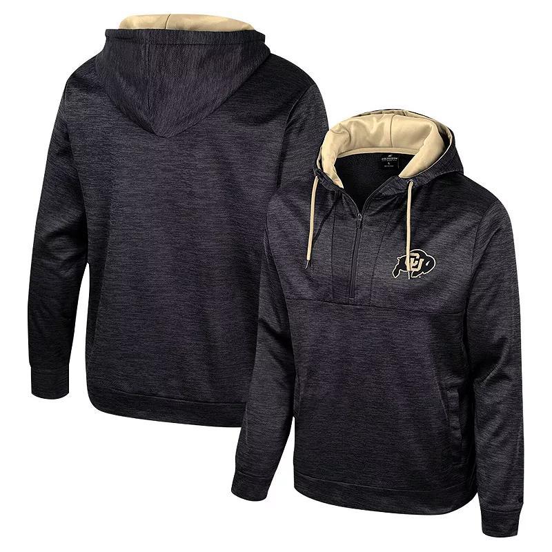 Mens Colosseum Purdue Boilermakers Cypher Half-Zip Hoodie Product Image